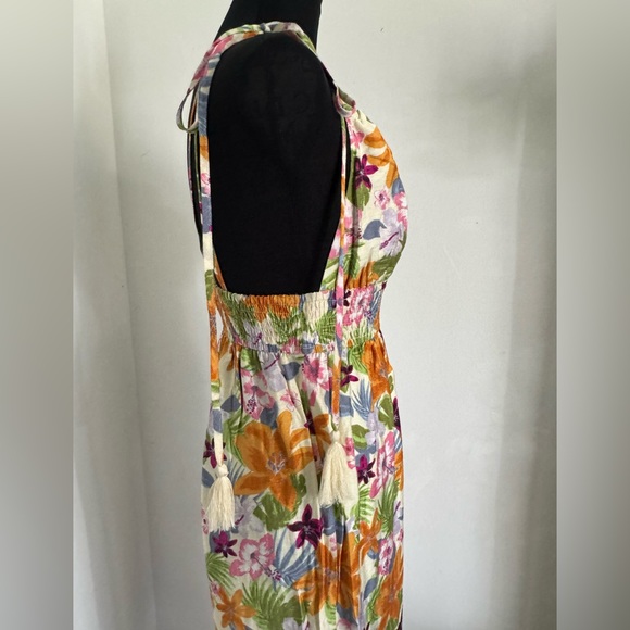 Lulus Paradise Perfect Cream Floral Tie-Strap Wide-Leg Jumpsuit - Picture 9 of 16